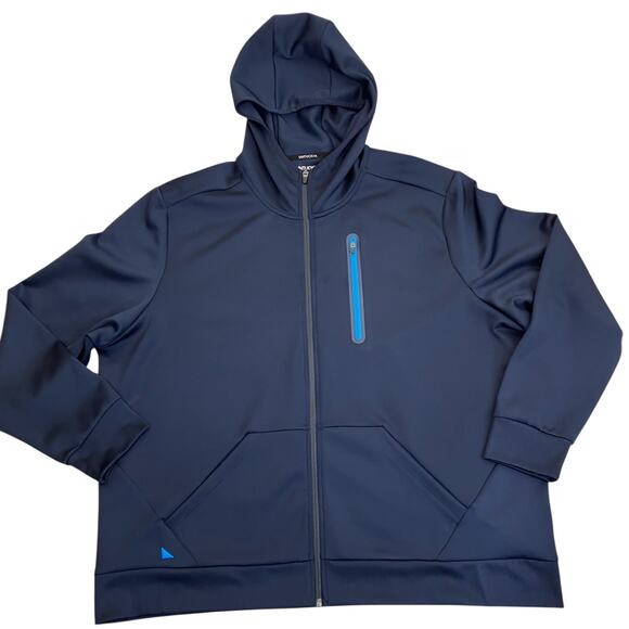 UNTUCKIT Mens 3XL Rivera Full Zip Hoodie Workout Sweatshirt Jacket Stretchy - Picture 8 of 16